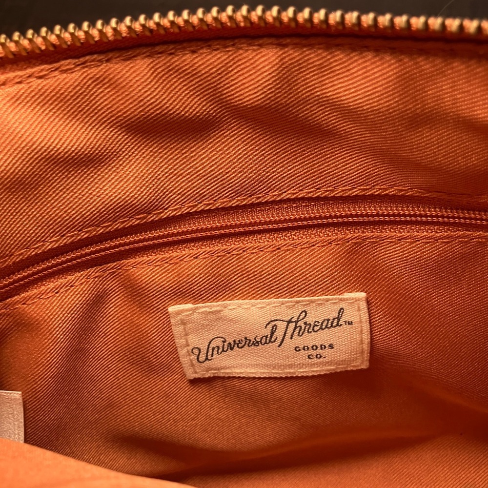Universal Thread Crossbody Bag Woven Faux Leather Small Brown Adjustable Strap - Picture 5 of 6